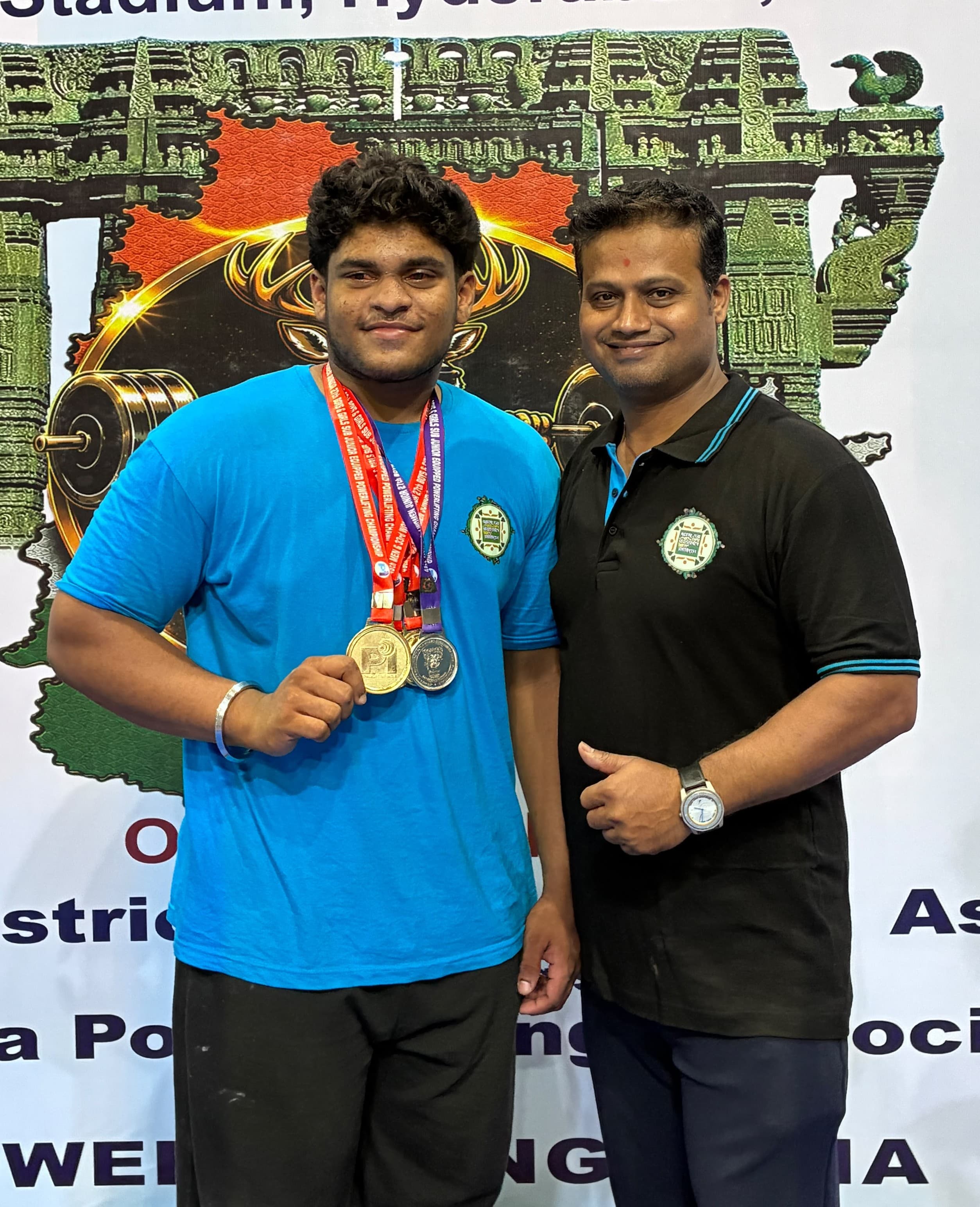 National Gold & Silver Medals with Coach
